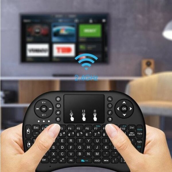 Mini Teclado Controle Sem Fio para Smart TV e PC - Image 2