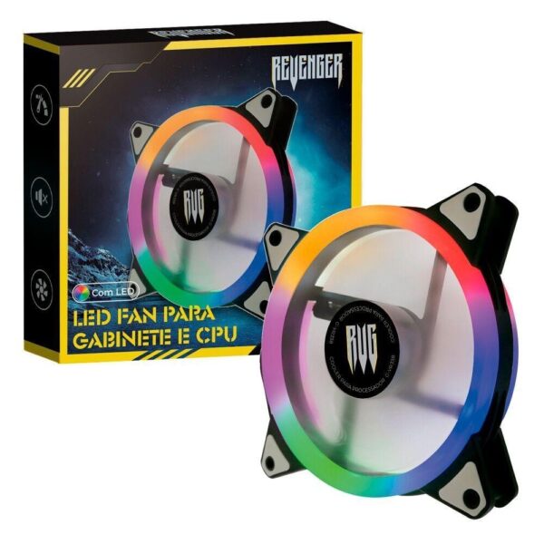 Cooler Fan RGB 120mm para Gabinete - Revenger