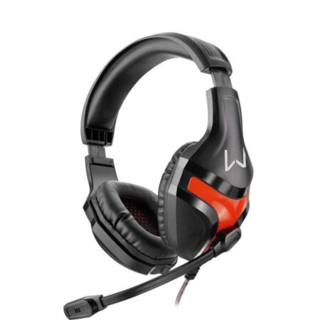 Headset Gamer Warrior Harve P2 Stereo Preto/Vermelho - PH101