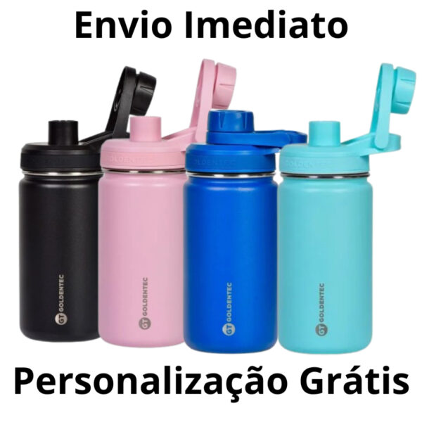 Garrafa Térmica Original Goldentec + Personalização