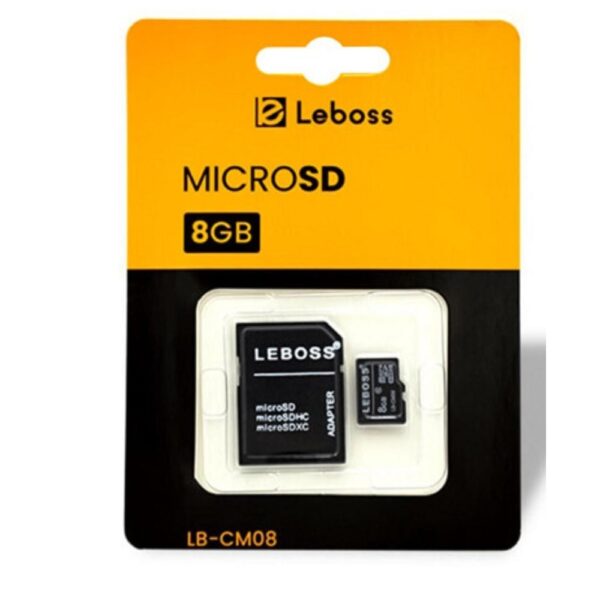 Cartão de Memória 8GB com Adaptador SD - Leboss - Image 3