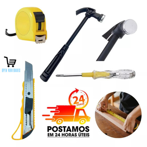 Kit De Ferramentas 5 Peças Para Reparos Domésticos