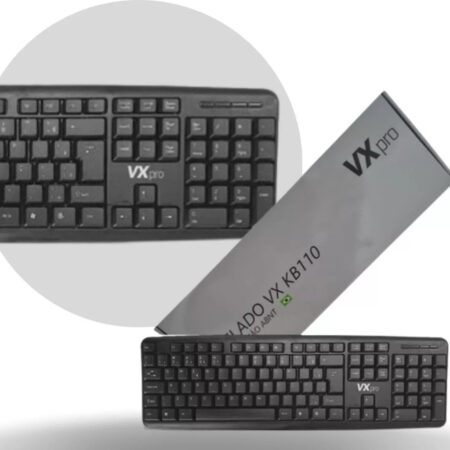 Teclado USB Padrão ABNT VXKB110 - VXPRO