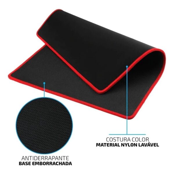 Mouse Pad Gamer Extra Grande Speed 70x35cm com Borda Reforçada - Image 6