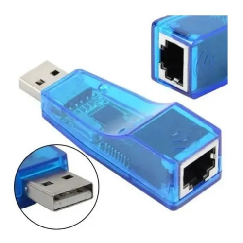 Adaptador USB para RJ45 Cabo de Rede (Internet) para PC/Notebook