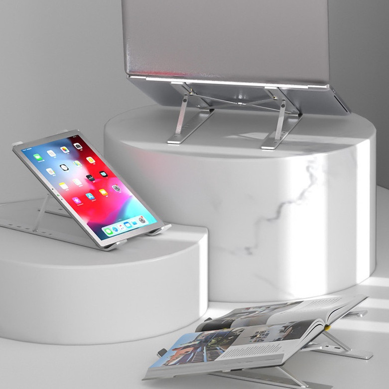 Suporte Articulado Portátil P/ Notebook Ajustável Preto - Imagem 8