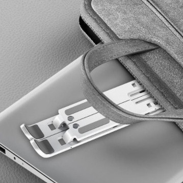 Suporte Articulado Portátil P/ Notebook Ajustável Preto - Imagem 3