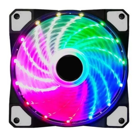Cooler Fan Ventoinha RGB 120mm P/ Gabinete Gamer