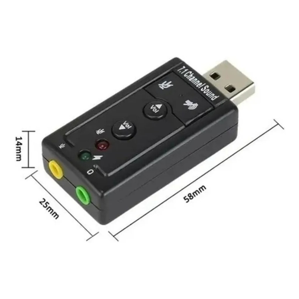 Adaptador Placa De Som Externa USB 7.1 It Blue - Imagem 6