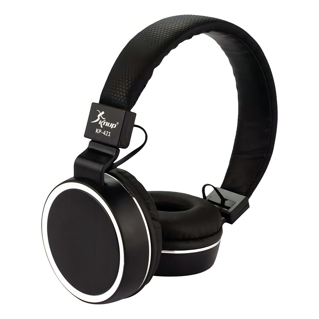 Fone De Ouvido Headset Dobrável P2 C/ Microfone KP-421