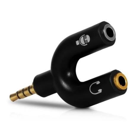 Cabo Adaptador P3 P/ 2 P2 Fone Microfone Headset PC - Imagem 3